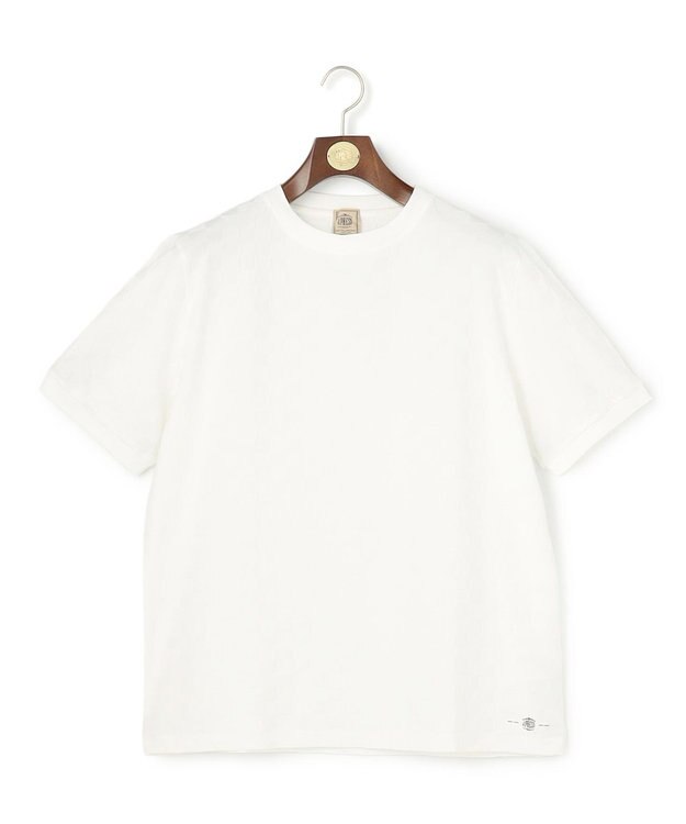J.PRESS MEN ジャケットインの最適解【接触冷感 / 吸水速乾】【J.PRESS PREMIUM JERSEY】アーガイルリンクス Tシャツ ホワイト系