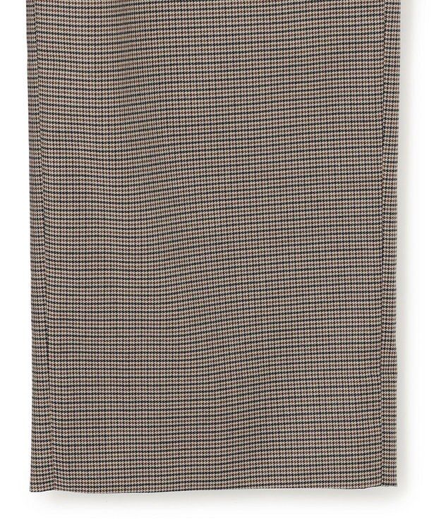 J.PRESS YORK STREET 【UNISEX】クラシックチェック ワイドバギーパンツ キャメル系3