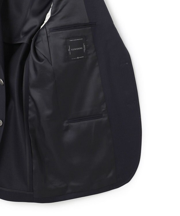 J.PRESS MEN 【WEB・一部店舗限定】シングルブレザー / 銀釦 / 3B / 背抜き ネイビー系