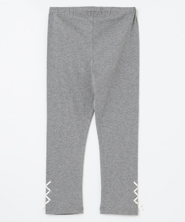 組曲 KIDS 【150-160㎝】ベア天 レギンス グレー系