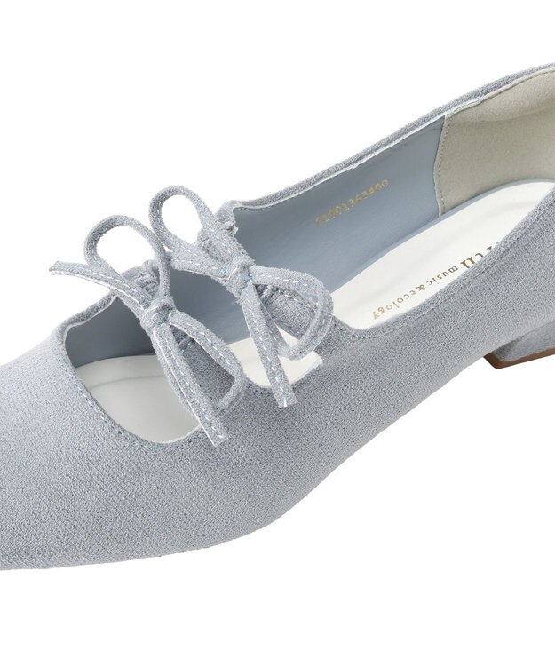 earth music&ecology Ｗリボンパンプス Sax