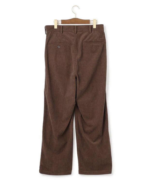 J.PRESS MEN 【WEB・一部店舗限定】トリコットコーデュロイ 1タックトラウザー ブラウン系