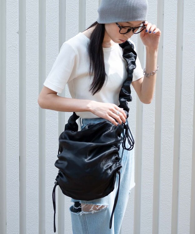 WEGO ドロストギャザーショルダー 柄4