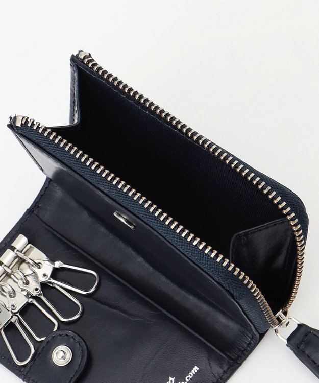 UNBILLION Otias オイルカウレザーキー＆コインケース ネイビー