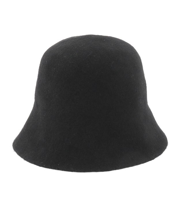 MOONBAT PAUL & JOE ACCESSOIRES 【畳める】ウール100%ネコチャーム付クロッシェ UV ブラック