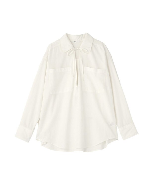 CRAFT STANDARD BOUTIQUE Vネックスキッパーシャツ Off White