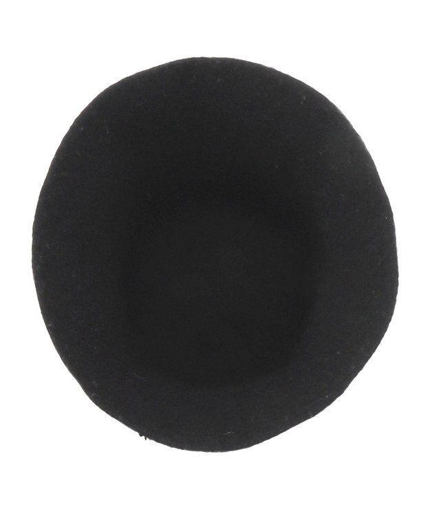 MOONBAT PAUL & JOE ACCESSOIRES 【畳める】ウール100%ネコチャーム付クロッシェ UV ブラック