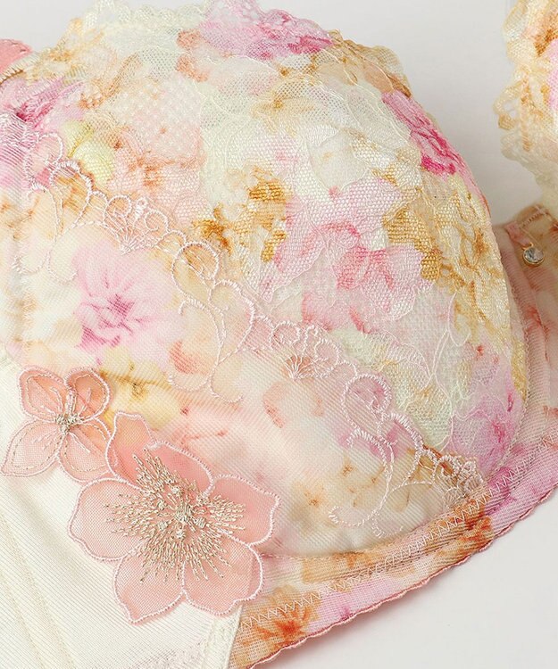 Wing ブラジャー 小さく見せるブラ Wing Lesiage 脇すっきり 背中すっきり 【2900シリーズ】 ブラ PB2901 ウイング／ワコール アイボリー