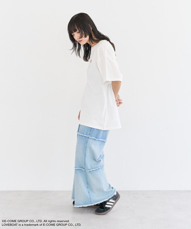 Green Parks ■ＬＯＶＥＢＯＡＴ　ハートロゴｐｔビッグＴＥＥ White