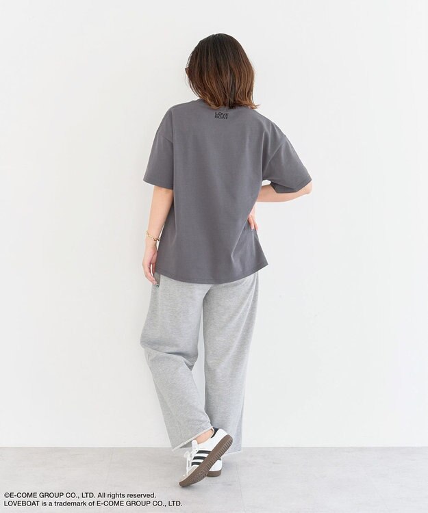 Green Parks ■ＬＯＶＥＢＯＡＴ　ハートロゴｐｔビッグＴＥＥ Charcoal Gray