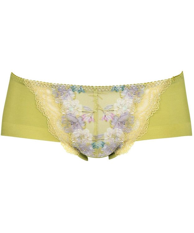 Wing Wing Lesiage　【2760シリーズ】　ショーツ　アウターにひびきにくい　PB2760とペア　はきこみ丈あさめ　ウイング／ワコール　PF2761 カラシ