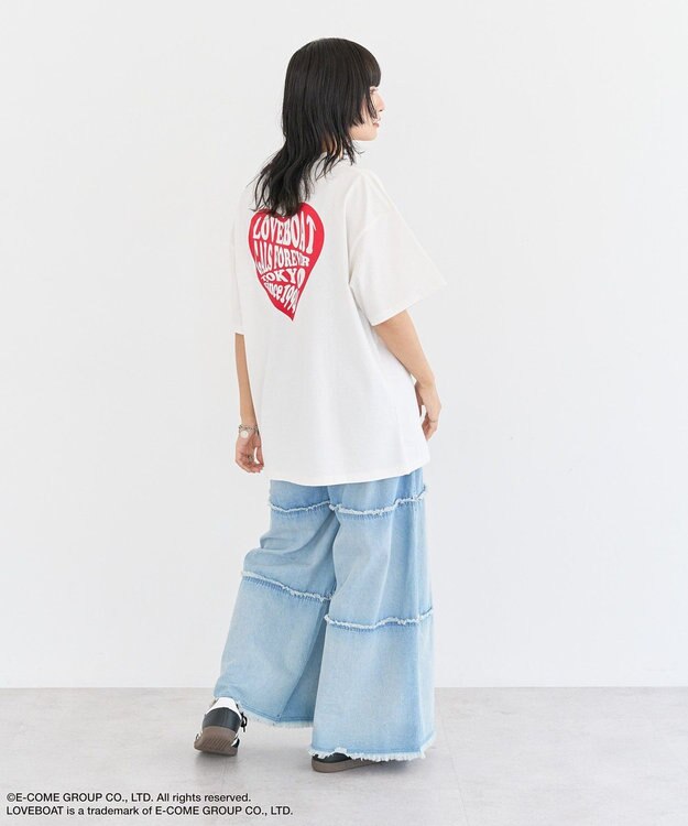 Green Parks ■ＬＯＶＥＢＯＡＴ　ハートロゴｐｔビッグＴＥＥ Charcoal Gray