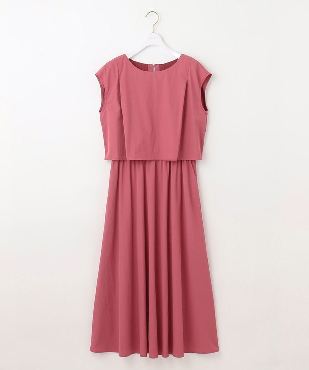 ANY SIS 【撥水】ウォーターサイド ワンピース レッド