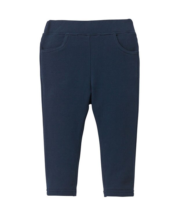 MIKI HOUSE HOT BISCUITS 【80-120cm】 ストレッチシンプルパンツ 紺