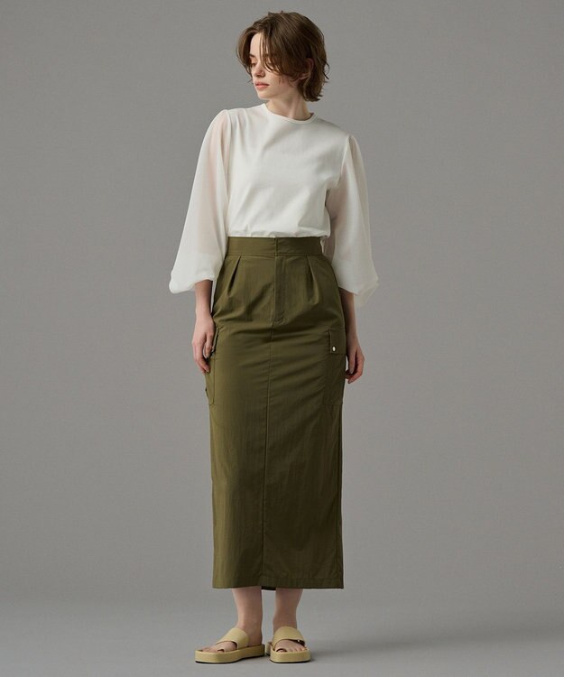 uncrave シアースリーブカットソー（uncrave STANDARD） ホワイト