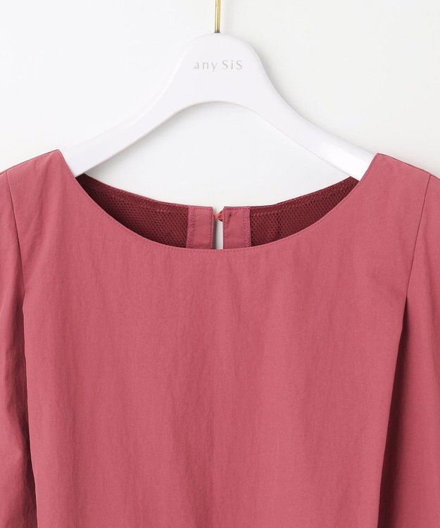 ANY SIS 【撥水】ウォーターサイド ワンピース レッド