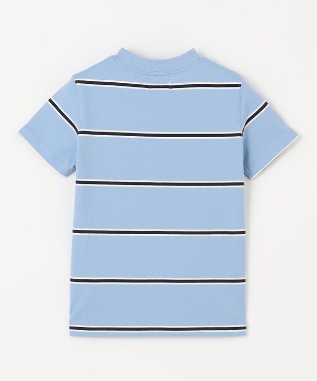 J.PRESS KIDS 【100-130㎝】マルチボーダー 半袖Ｔシャツ サックスブルー系1