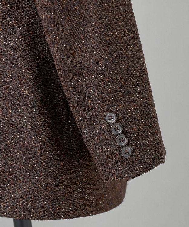 GOTAIRIKU 【MARLANE/マルラーネ】ウールシルク ホームスパン スーツ（ブラウン） ダークブラウン系8