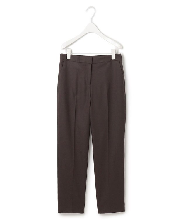 ICB 【洗える】プロヴィスウールツイル スティックパンツ チャコール系