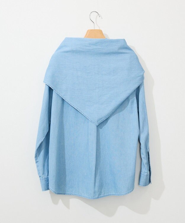 AMERICAN HOLIC スカーフセットデニムシャツ Light Indigo