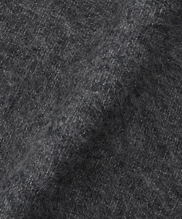 ICB 【30th ANNIVERSARY】ルレックスフォックスアルパカ ニットスカーフ ミディアムグレー