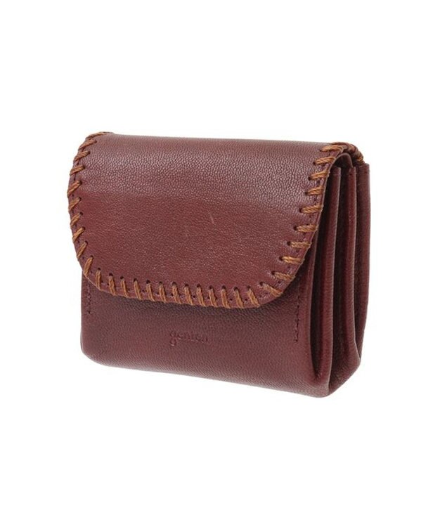 genten コルネット ミニ財布 ワイン