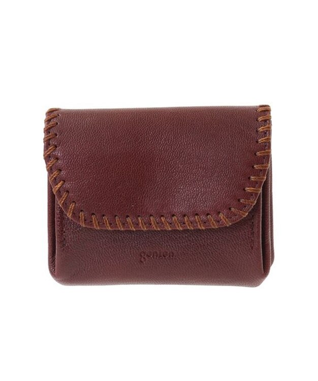 genten コルネット ミニ財布 ワイン