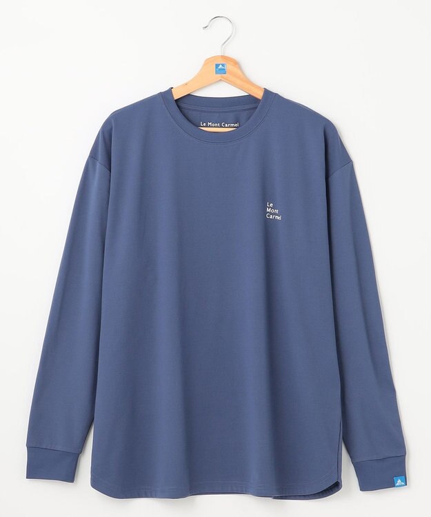 SHARE PARK MENS 【UNISEX】吸水速乾 LMCバックプリントロングスリーブTシャツ（L・XLサイズ） アッシュネイビー