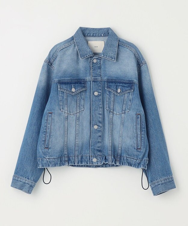 NAVE 【Nave　セットアップ可/洗える】14ozデニム ブルゾン ライトブルー系