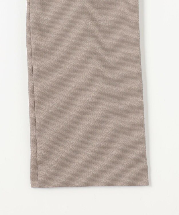 J.PRESS LADIES L 【洗える・吸水速乾】DRYライトサッカー ワイド パンツ モカ系