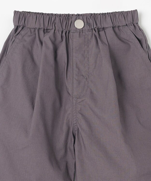 ANY KIDS ポプリン ハーフパンツ チャコール