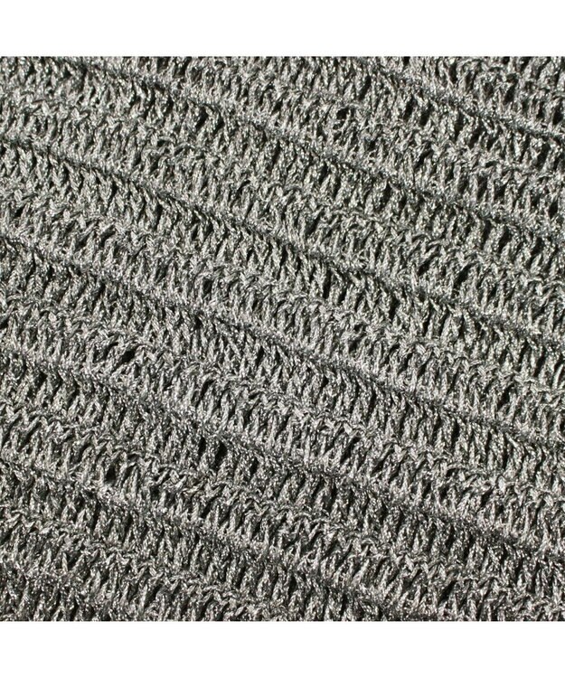 ROOTOTE 1090【手編みカゴバッグ風】SC.ベビールー.クロッシュメタリック-A 02：シルバー