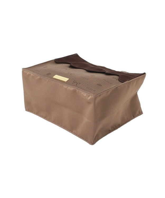 Maison de FLEUR FLEURチョコレートスクエアトートバッグ Brown