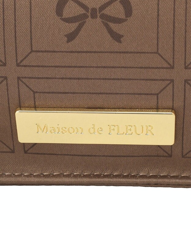 Maison de FLEUR FLEURチョコレートスクエアトートバッグ Brown