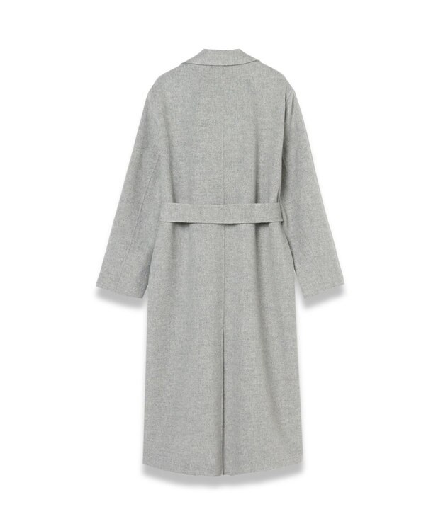 JOSEPH 【WEB&OUTLET限定】ダブルフェイスラムズ　ベルテッドコート Light grey