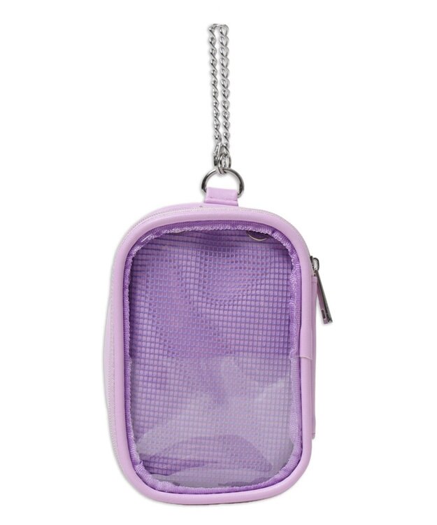 WEGO 【痛バ＆推し活グッズ】ダブルフェイスマルチぬいポーチ ライトパープル