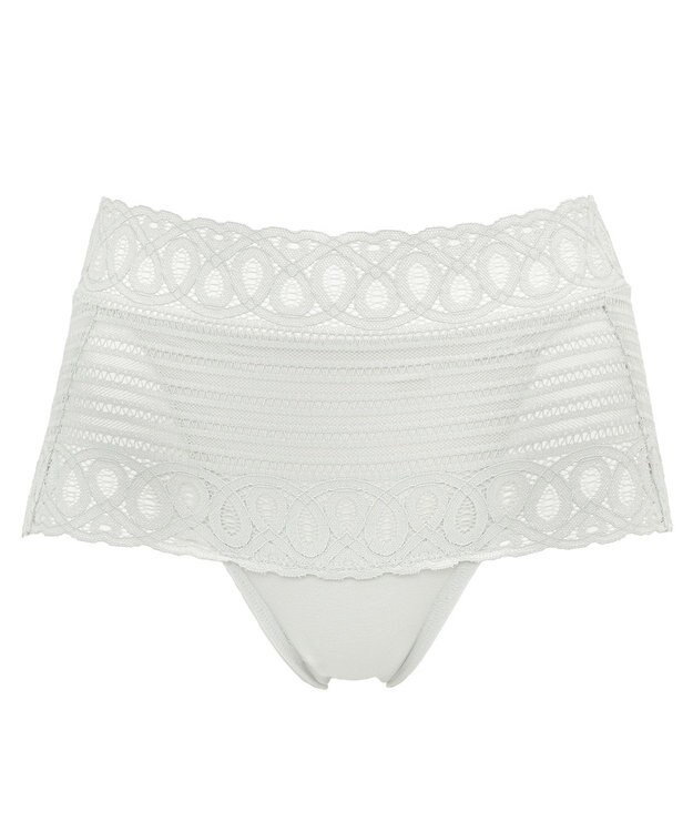 BRADELIS New York 【BRADELIS Me】Sweet Night Shorts  深履き レース ショーツ パールグレー