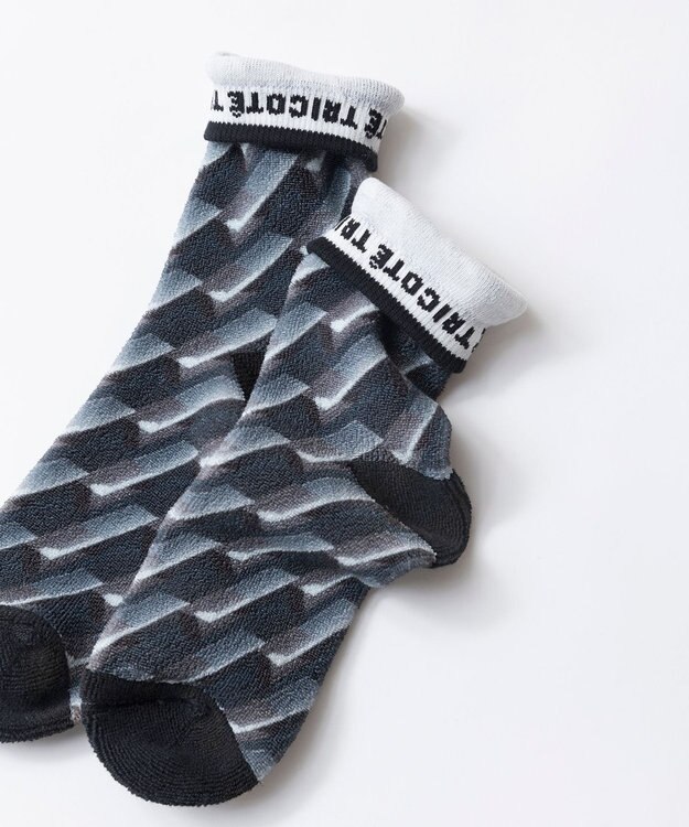 TRICOTE SLIDER PILE SOCKS  / SLIDER パイルソックス 95GRAY
