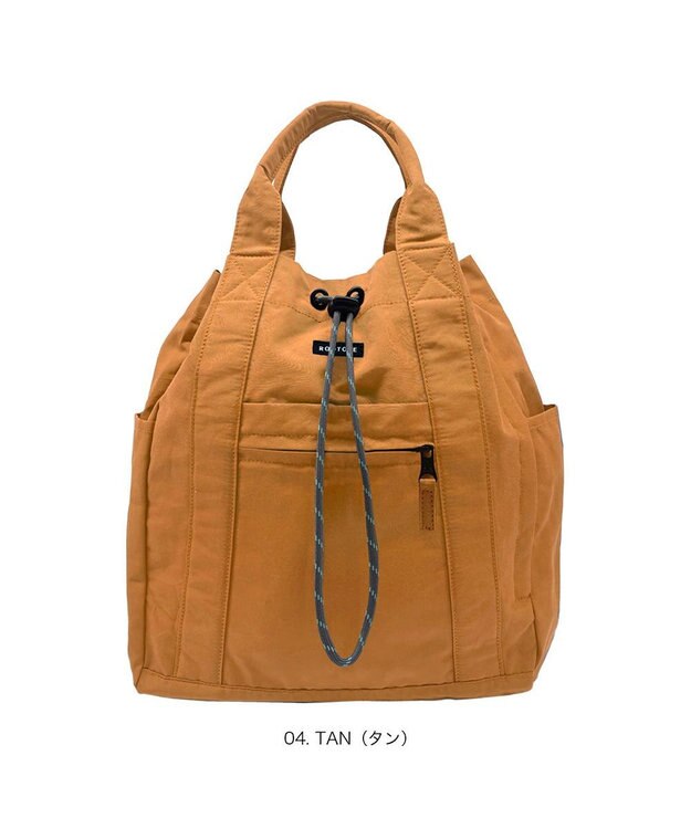 ROOTOTE 3650【撥水・軽量】SC.セオルー.ドローストリング-A 04：タン