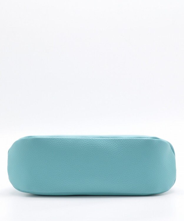 blancle シュリンクレザー 舟形ボストン ロビンエッグブルー