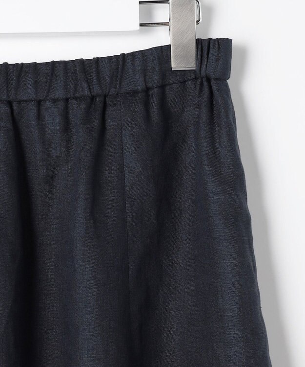 J.PRESS LADIES S 【WEB限定】リネン フレア スカート 【WEB限定】ネイビー系