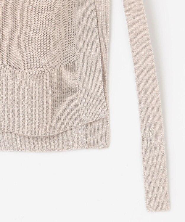 J.PRESS LADIES S 【洗える】Vis/Peスパーク クルーネック ニット ベスト ベージュ系