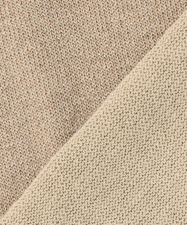 自由区 L 【カタログ掲載・洗える】エンブレム ニット ベージュ