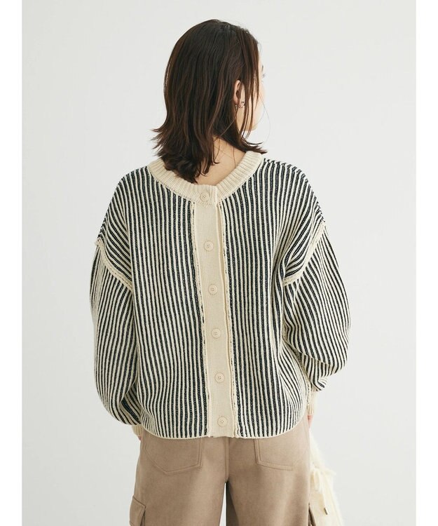 Green Parks ２ｗａｙ前後ニットプルオーバー Light Beige