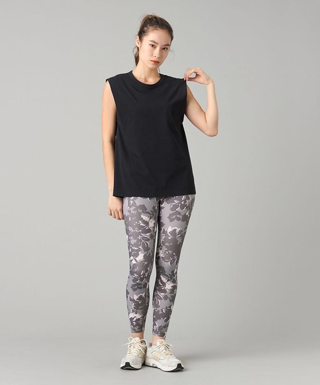 Chacott Handsome Cotton ノースリーブTシャツ ブラック