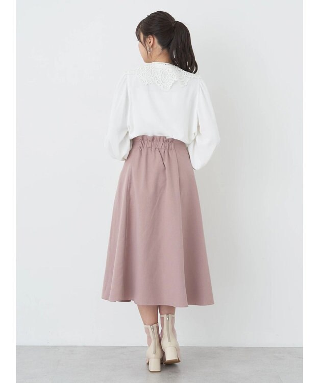 earth music&ecology すきな丈フレアスカート Pink