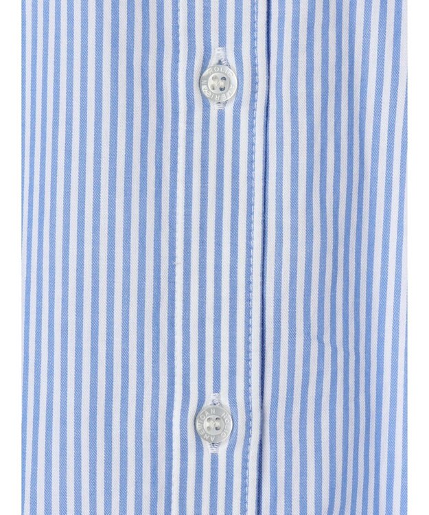 AMERICAN HOLIC ＵＶカット加工バックタックシャツチュニック Stripe Sax