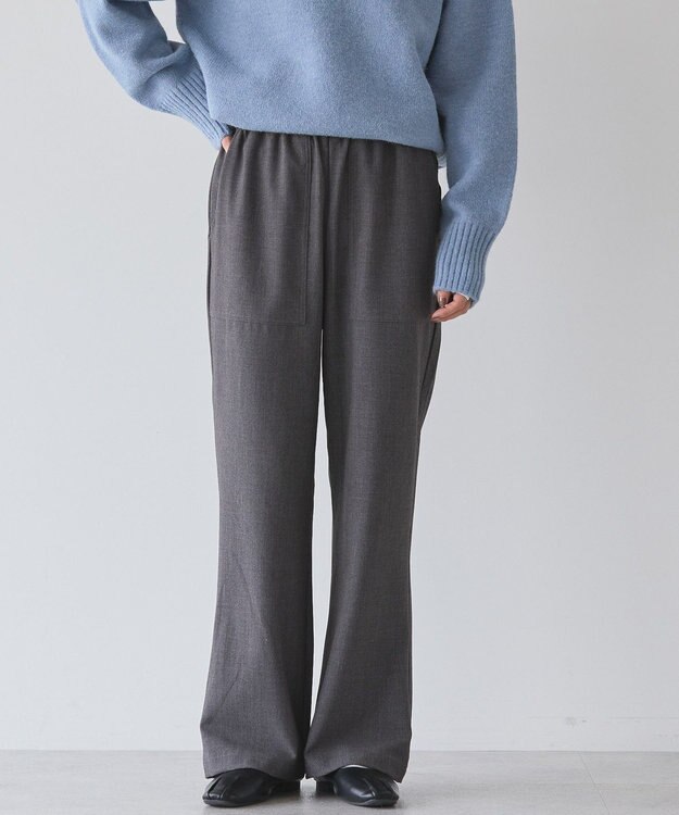 AMERICAN HOLIC 美・美・美ベイカーフレアパンツ Gray Mixture