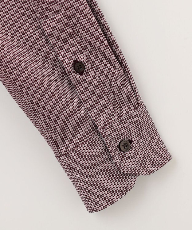 JOSEPH ABBOUD 【快適な着心地/イージーケア】ジャージーシャツ ワイン系7