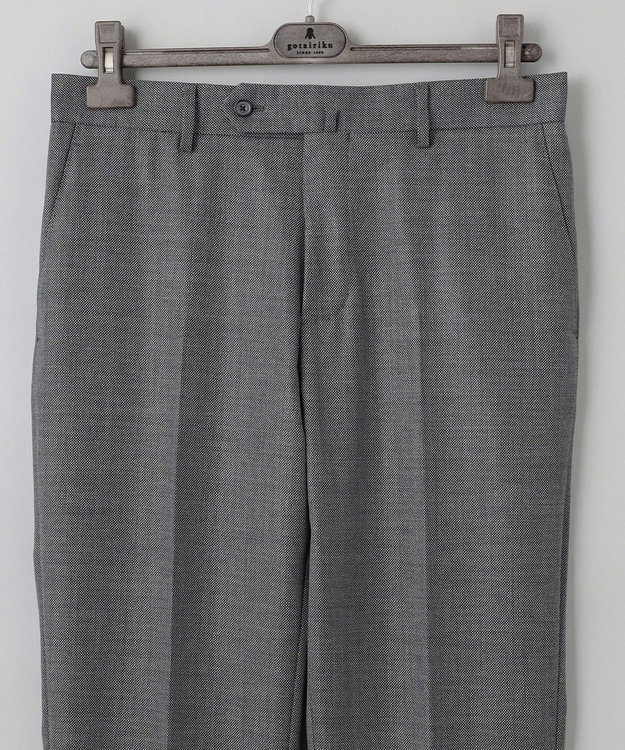 GOTAIRIKU 横に伸びる【TasmaniaWool/タマニアウール】ストレッチ スーツ（グレー） ライトグレー系8